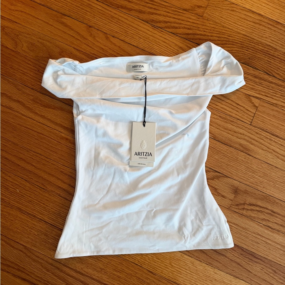 Aritzia White Contour Top XS NWT